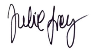 signature julie gray black